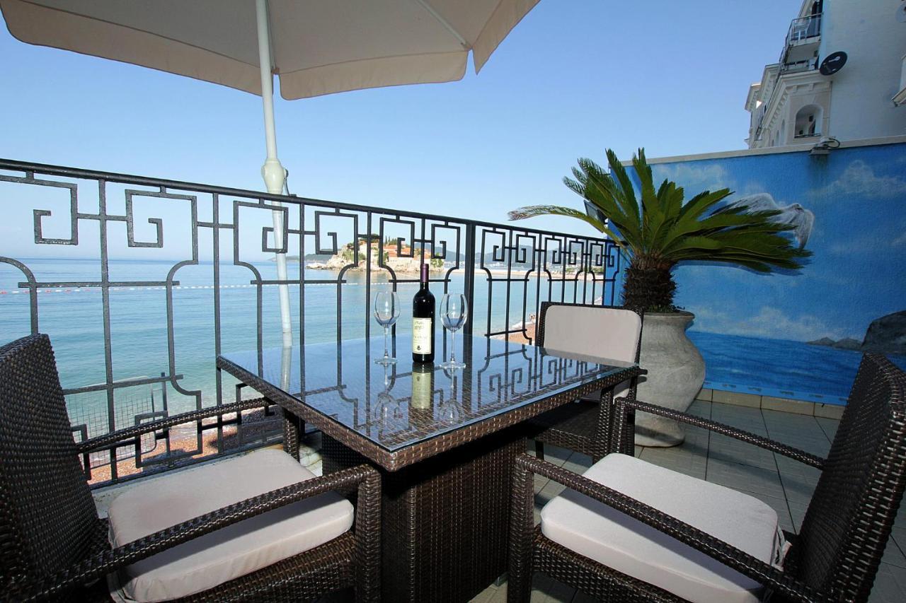 Ferienwohnung Studio Apartman Sveti Stefan Exterior foto