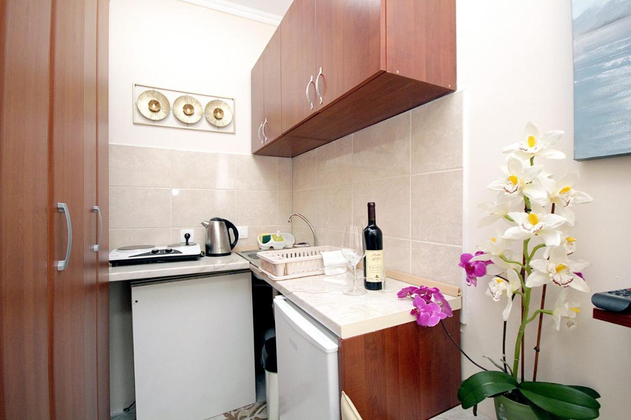 Ferienwohnung Studio Apartman Sveti Stefan Exterior foto